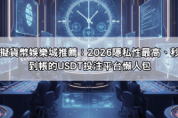 虛擬貨幣娛樂城推薦：2026隱私性最高、秒速到帳的USDT投注平台懶人包