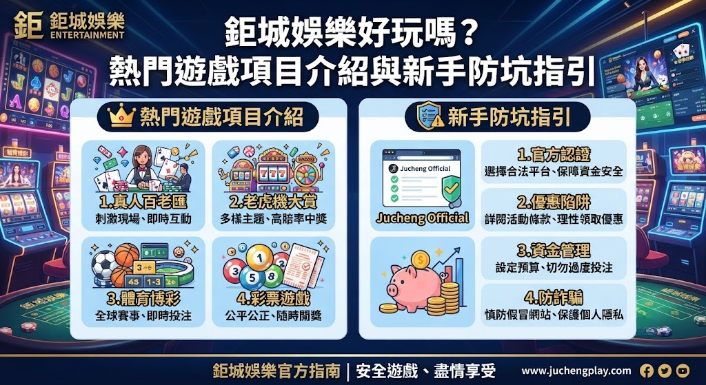 熱門遊戲項目介紹與新手防坑指引